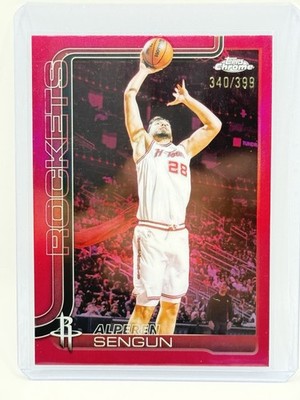 2025-26 Topps Chrome Update Alperen Sengun #38 Magenta Refractor Rockets /399
