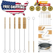 Heavy-Duty Brass Wire Brush Set - 7 Durable Brushes for Multi-Surface Cleaning