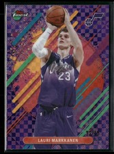 2025-26 Finest #271 Lauri Markkanen Purple X-Fractor #/75 Color Match