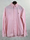 Ralph Lauren Men's Pink Oxford Cotton Dress Shirt 15.5 34/35 Classic Fit