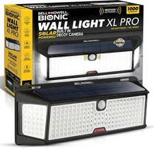 Bell + Howell Bionic Wall Light XL Pro Outdoor Solar Powered Light Motion Sensor