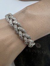🔴Authentic JOHN HARDY Vintage Sterling Silver Braided Bracelet🔴
