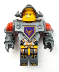 LEGO Nexo Knights Axl Flat Silver Torso Mini Figure 70322  Mint Condition