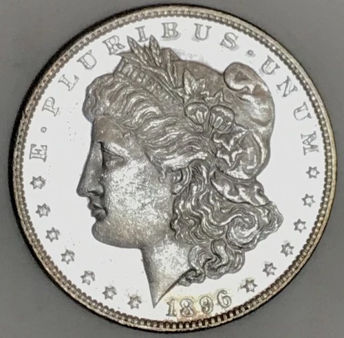 1896 MORGAN DOLLAR! MS++! PROOF LIKE! SHARP COIN! EXTRAORDINARY FIND! NR #S1112