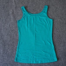 Dept 222 Tank Top Women's Small Teal Blue Sleeveless Casual Layering