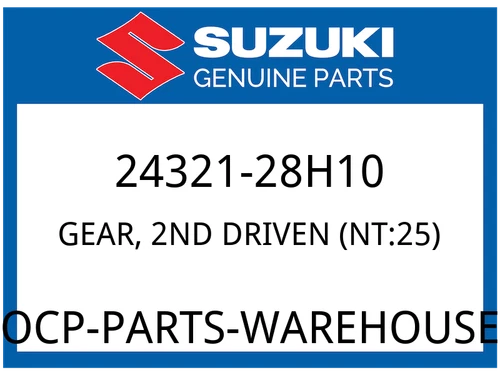 GEAR,2ND DRIVEN (NT:25)