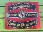 Vintage Tin Leinenkugel's Beer Promo. Advertising Sign 15 1/4"×12" FREE SHIPPING