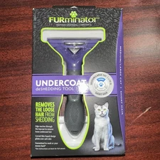 FURminator Undercoat deShedding Tool for Medium/Large Cat Short Hair