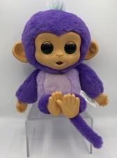 FINGERLINGS Care N Cuddles "SUNNY" Interactive Baby Monkey Purple Monkey Only