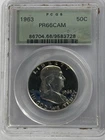 1963 Franklin Silver Half Dollar PCGS PR66 CAM - Old Green Holder - BRIGHT