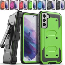 For Samsung Galaxy S21/S21 /S21 Ultra/FE Case Hybrid Cover / Holster Belt Clip