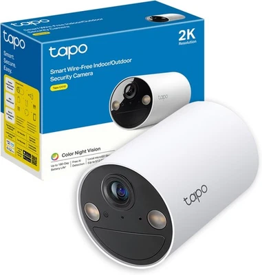 ORIGINALE TAPO TPLINK Tapo C410 Telecamera Interni Esterni Senza Fili 2K 3MP durata fino 180 giorni