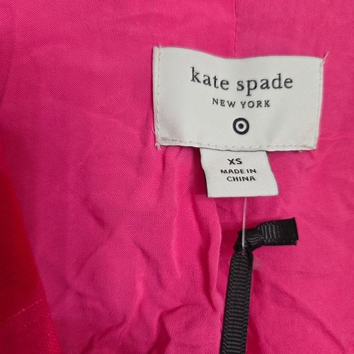 NWT Kate Spade x Target Pink/Red Rose Blazer Linen Floral Jacket XS - Picture 5 of 9