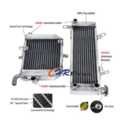 Für 1989 - 1996 HONDA RVF400 NC35 / NC30 VFR400 Aluminum Motorcycle Heizkörper