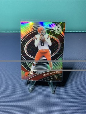 2021 Panini Spectra Baker Mayfield Hyper Base #'ed 14/75