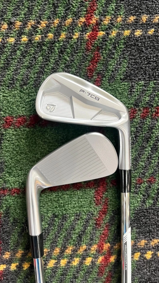2024 TaylorMade P7CB Irons 4-PW 2° Upright +1" long DG X100 Extra Stiff MINT! - Image 3 of 4