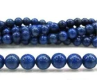 4-16mm Blue Egyptian Dark Blue Lazuli Lapis Round Gemstone Loose Beads 15"Strand