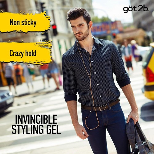 Ultra Glued Invincible Styling Gel 2 - 6 Oz Tubes + 1 Travel 1.25 Oz Tube - Picture 6 of 11