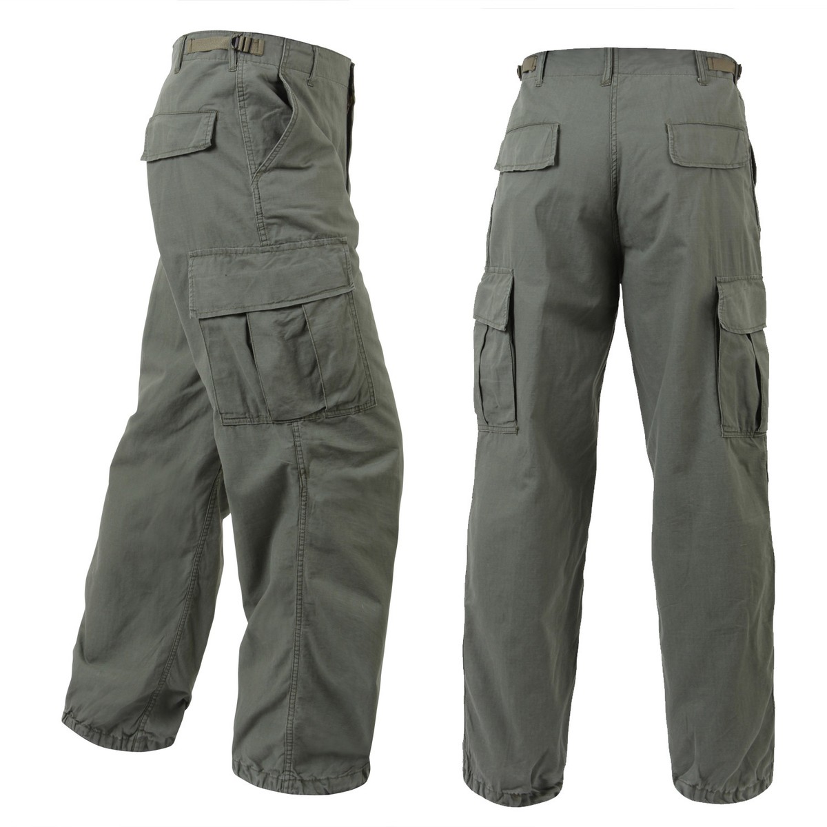 pantalon cargo militaire homme de face