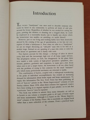 The New York Times Complete Manual of Home Repair by Bernard Gladstone-Hardcover - Imagen 9 de 12