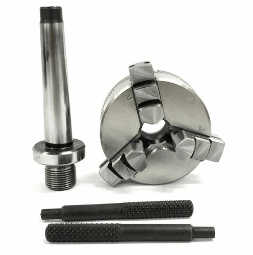 50mm 3 Jaw Self Centering 2" Inch Mini Lathe Chuck ,14x1 Thread MT2 Arbor - 第 1/5 張圖片