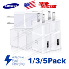 1/3/5Pack USB Power Adapter Home Wall Charger Plug For Andriod Samsung LG Huawei