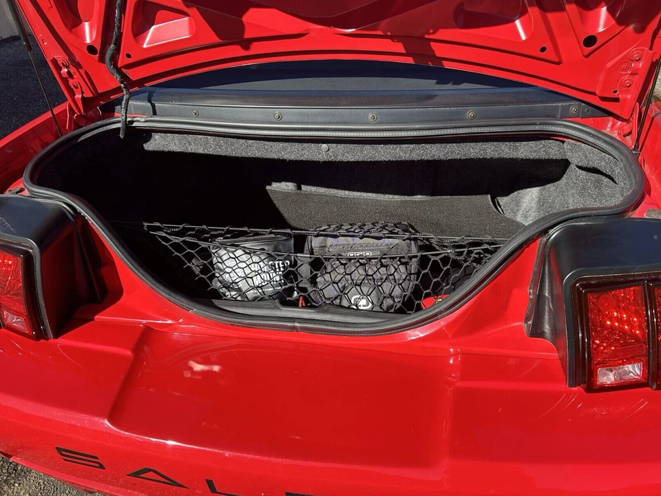 Red de carga de maletero de tela estilo vertical sobre para Ford Mustang 2001-2004 totalmente nueva Foto 3 de 4