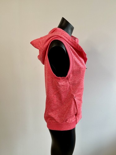 2XU Fluro Orange Sleeveless Full Zip Vest With Hood Size XS - Picture 4 of 8