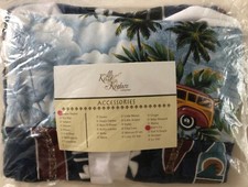 Kelly Kouture Luxury Linens - Surf  s Up - Diaper Stacker - NEW - Fast Shipping 