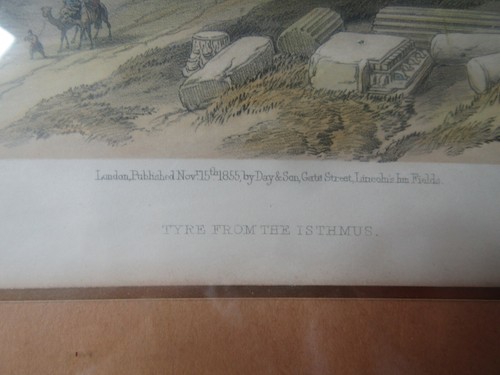 Incisione Di Pneumatico Dall'Istmo Disegnata Da David Roberts 1796-1864 - Picture 4 of 6