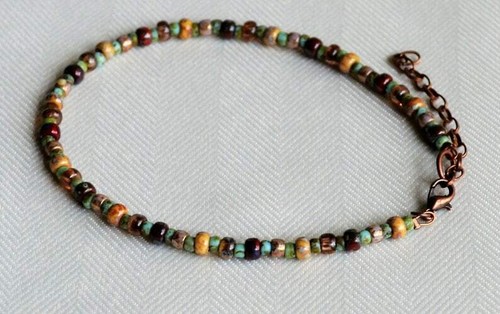 Multi-color Anklet Ankle Bracelet Beaded Ankle Bracelet Ankle Jewelry By Yevga - 第 4/6 張圖片