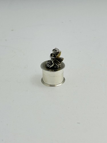 Authentic Tiffany & Co. Sterling Silver Tooth Fairy Pill Box - 第 8/12 張圖片