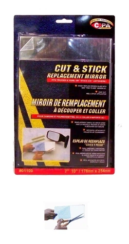 CIPA 01100 Cut And Stick Replacement Mirror Lens 7 x 10 Inch
