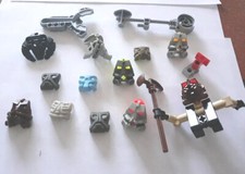 Lego Bionicle Köpfe von Figuren Masken Paket Teile Ersatzteile Sammlerstücke 
