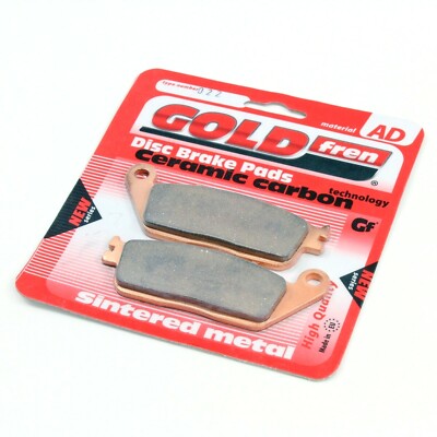 GOLDfren Brake Pads Ceramic for 1988 - 1991 Honda NT650 HAWK GT Front 1 Pair