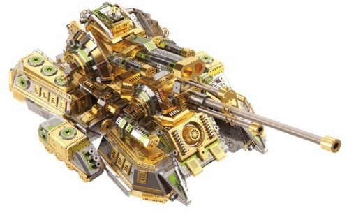 Piececool 3D Metal Model Kit SKYNET SPIDER SUPERHEAVY TANK New PC-HP086-SGN - Picture 5 of 7