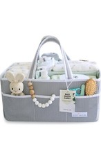 Lily Miles Baby Diaper Caddy Large Organizer Tote Bag Newborn Baby Shower Gift