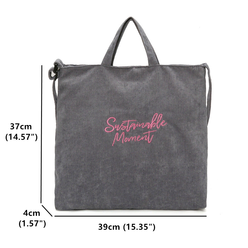 Women Designer Shoulder Bag Tote Large Fabric Handbag Everyday Ladies