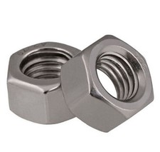 Fine Pitch 304 Stainless Hex Nut Hexagon Nuts M3-M6M8M10 1M12M14M16M18M20M22 1.5