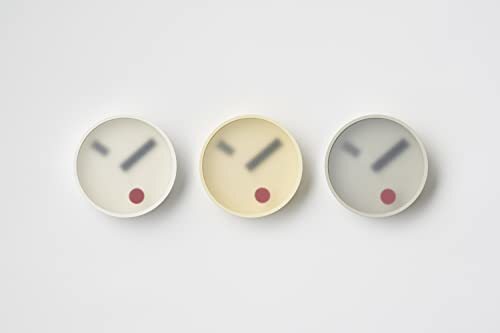 Lemnos Analog Wall Clock KM22-01 Kehai Minimalist Design White Plaster Aluminum - Picture 6 of 7