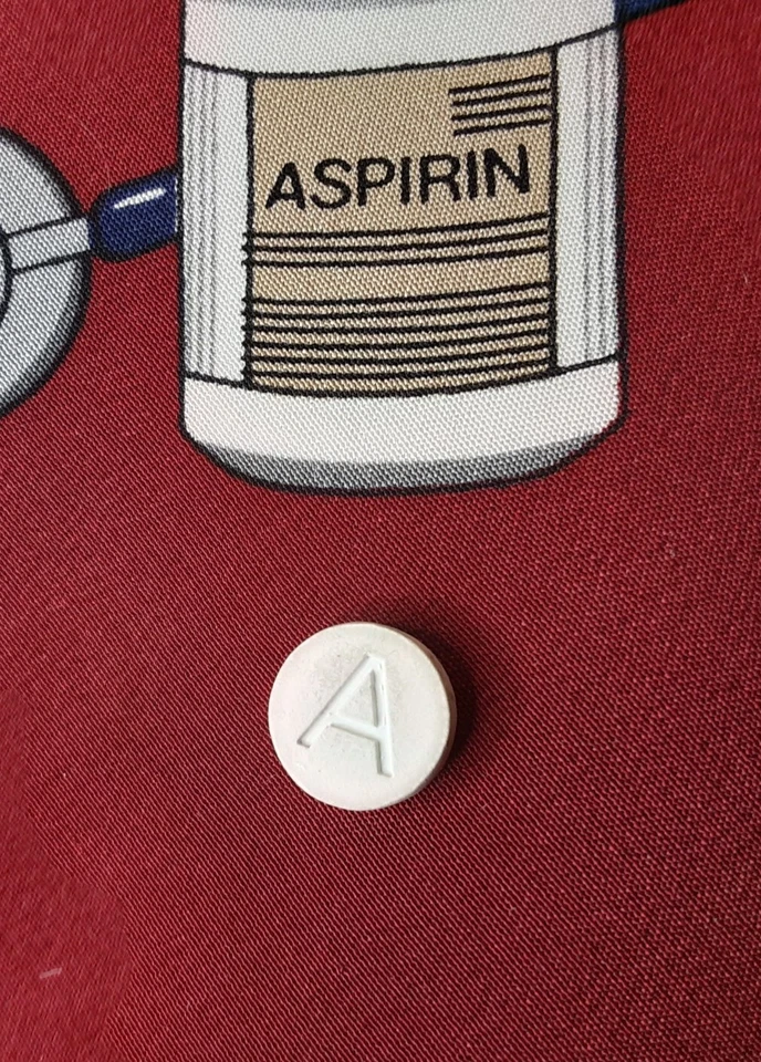 Take Two Vicky Davis 100% Seda 57" Corbata Doctor Estetoscopio Aspirina Pin Foto 3 de 4