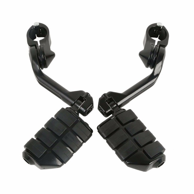 11/4" Long Highway Motorcycle Foot Pegs Pedals Crash Bar For Harley