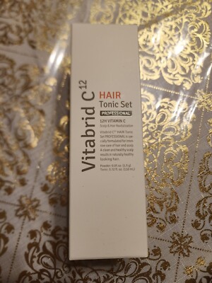 Vitabrid C12 Hair Tonic Set Scalp & Hair Revitalization-Full Size $80 EXP:2024