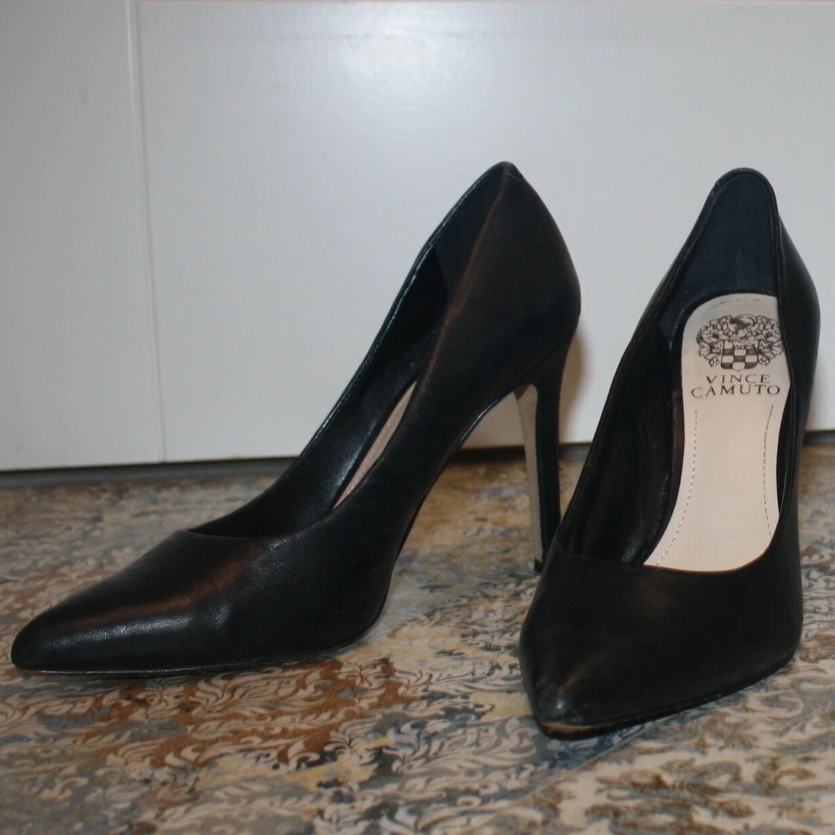 Womens Kizzia Mules Black Black | VINCE CAMUTO Heels » Vaughn Henry