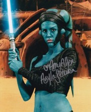 AMY ALLEN signed Autogramm 20x25cm STAR WARS in Person autograph AAYLA SECURA