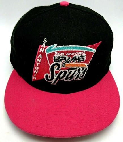 SAN ANTONIO SPURS hat black pink 