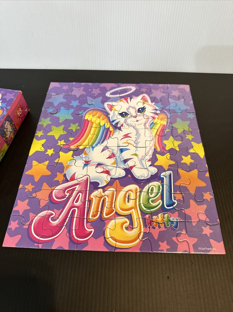 LISA FRANK ANGEL KITTY Cat PUZZLE 48 PIECE 2014 | eBay