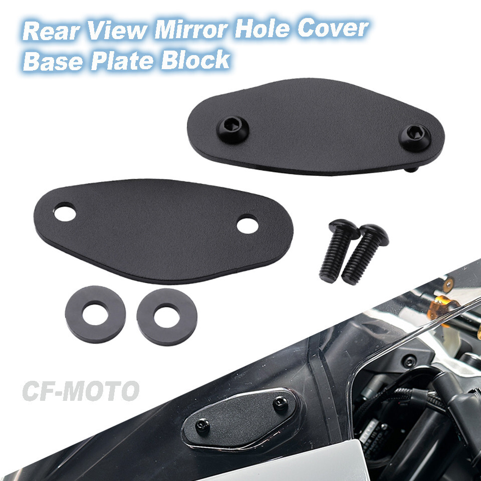 Motorcycle Rear View Mirror Hole Cover Base Plate Block For CFMOTO