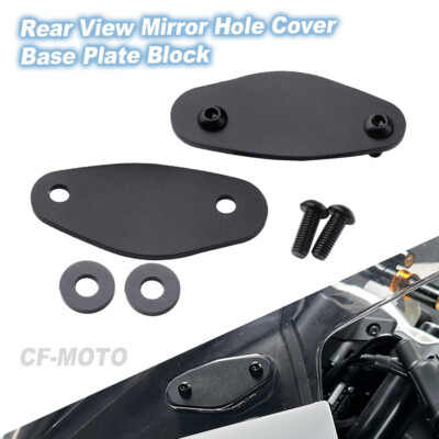 Motorcycle Rear View Mirror Hole Cover Base Plate Block For CFMOTO