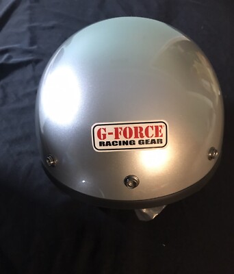 G-Force X1R Open Face Motorcycle Helmet ~ DOT ~ Silver ~ Adult XS ~ NIB